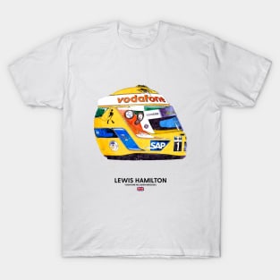 F1 2008 Lewis Hamilton Crash Helmet T-Shirt